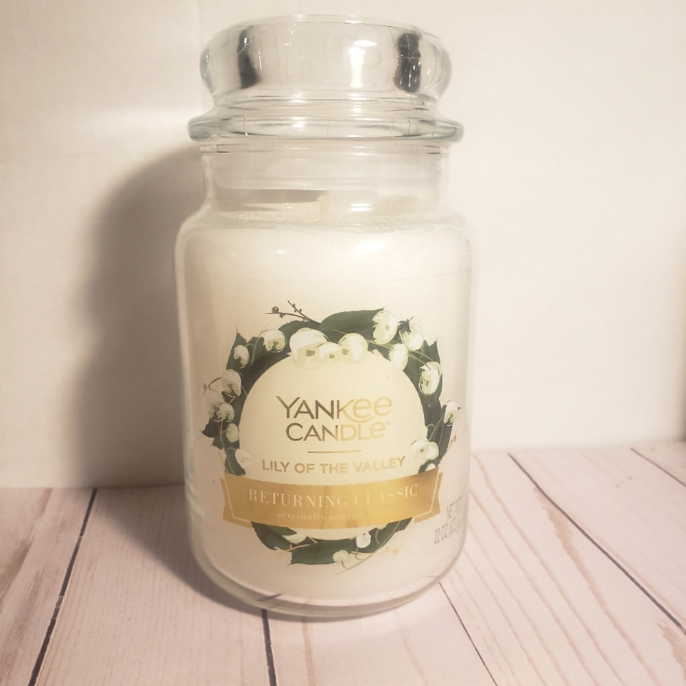 YANKEE CANDLE LILY OF THE VALLEY LARGE JAR CANDLE